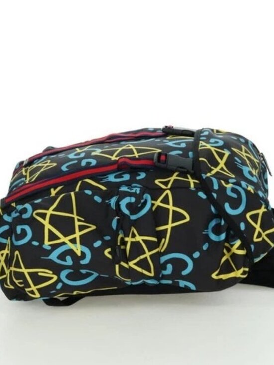 GUCCI Gucci Ghost Sherry Line Backpack Canvas Multicolor 429037 Auth gh1884M main image 9